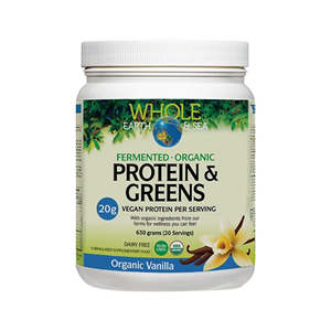 Grocery Protein Powders: Whole Earth Protein & Greens - Vanilla
