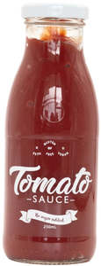 Grocery Condiments: Nothing Naughty Tomato Sauce 250ml