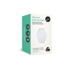 Personal Care Bath: Nil NZ Wool Body Sponge
