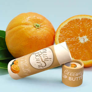 Personal Care Natural Skin Care: Nudi Point Lip Butter TUBE "Orange ya glad I kissed ya" 15g