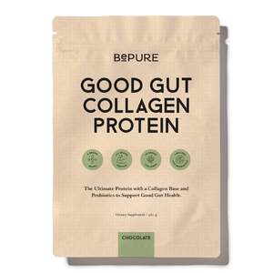 Supplements Protein Powders: BePURE - Good Gut Protein - Chocolate 536g pouch