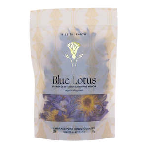 Grocery Herbal Teas 2: Kiss the Earth Blue Lotus Petal Tea 20g