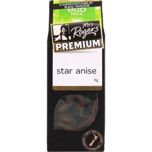 Mrs Rogers Organic Seasoning: Mrs Rogers Star Anise (Premium) 11g