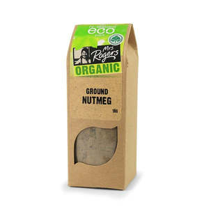 Mrs Rogers Organic Seasoning: Mrs Rogers Ground Nutmeg (Organic) 18g