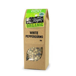 Mrs Rogers White Peppercorns (Organic) 20g