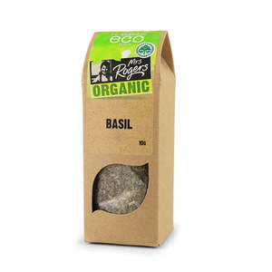 Mrs Rogers Organic Seasoning: Mrs Rogers Basil (Organic)10g
