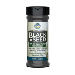 Grocery Herbs Spices: Amazing Herbs - Black Seed Ground 113g (shaker)