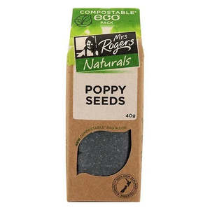 Grocery Herbs Spices: Mrs Rogers Poppy Seeds 40g