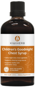 Child Support: Kiwiherb Children's Goodnight Chest Syrup 100ml