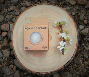 Nudi Point Konjac Facial Sponge - Natural