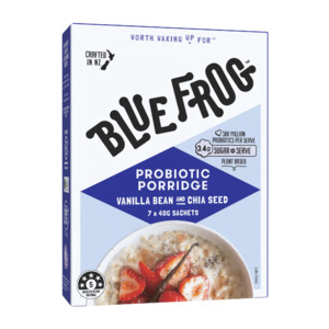 Blue Frog Probiotic Porridge - Vanilla Bean & Chia SACHETS