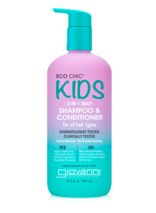 Eco Chic Kids 2 in 1 Daily Shampoo & Conditioner 487ml