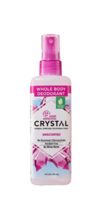 Personal Care: Crystal Deodorant Spray - Unscented 118ml