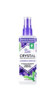 Personal Care: Crystal Deodorant Spray - Lavender & White Tea 118ml