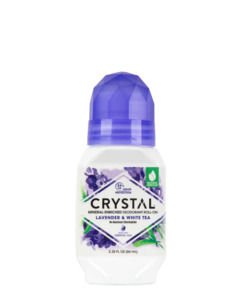 Crystal Deodorant Roll On - Lavender & White Tea 66ml