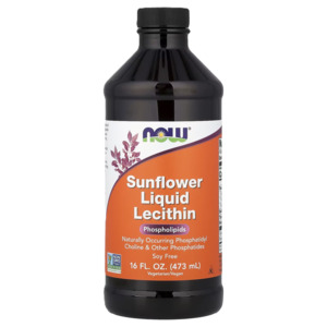 Now Sunflower Liquid Lecithin 473ml