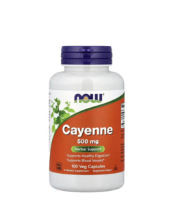 Supplements Cardiovascular 1: Now Cayenne 100's
