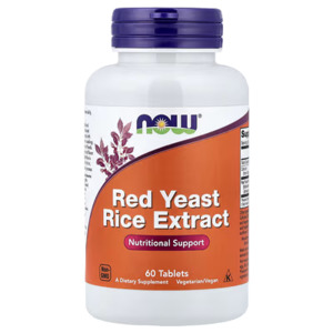 Supplements Cardiovascular 1: Now Red Yeast Rice Extract 60's