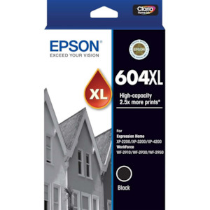 Epson Inkjet Cartridges: 604XL Epson High Capacity Black