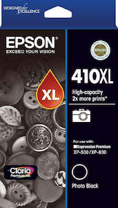 410XL Epson High Capacity Photo Black Ink Cartridge
