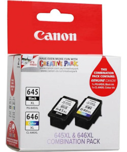 Pg 645 Cl 646: PG-645XL / CL-646XL Canon High Capacity Combination Pack