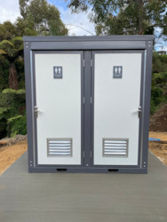 DOUBLE TOILET WITH BASIN - IN STOCK READY TO GO!
