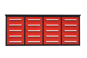 Work Benches: 20 DRAW RED WORK BENCH - NOW $1490 LIMITED STOCK!