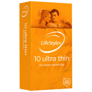 LifeStyles ULTRA THIN Condoms - 10 Pack