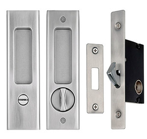 Products: Square lockable flush pull with lock FPS130 Condor Hardware