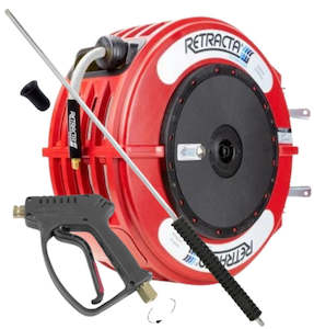 Retracta HP320R-01 R3 Premium Red water blaster hose reel and gun kit with 20 m &hellip;