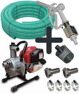 Ketta Calf 3000 milk pump kit Honda GX25 pump with 30 m x 25 mm (1 inch) hose an&hellip;