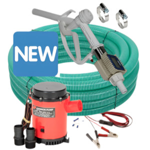 Ketta BIGflow 12v submersible calf milk pump kit with 10 m x 25 mm hose and CR12&hellip;