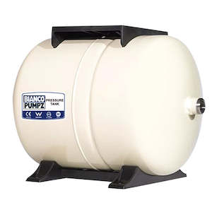 Accessories For Pumps: BIA-BPT-24H - Bianco Pressure Tank 24 Litre Horizontal Almond  4 Bar Pre-Charge