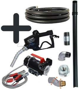 Piusi Carry 3000 24v diesel drum pump kit with 4 m hose and Carder automatic fue&hellip;