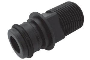 Remco poly adapter with oring 3/4 inch Quick Attach x 1/2 inch NPT(M) thread (pa&hellip;