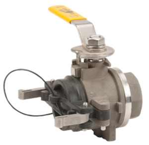 Plumbing Fittings: Banjo DM150ABSS Dry-Mate 1-1/2 inch stainless steel full port male x BSPP with PTFE