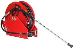 Sauro Rossi Auto A series retractable water blaster hose reel assembled with gun&hellip;