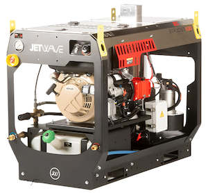 Hot N Cold Water Blasters: JetWave Explorer G2D series professional hot water blaster Kohler KD15-440 diesel engine