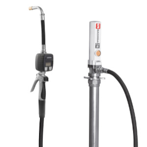 Grease Equipment: Samoa 454010 PumpMaster PM2 1:1 ratio oil pump kit for 60 litre and 205 litre drums with digital flow meter and 3 m hose (10 lpm with SAE 30 oil)