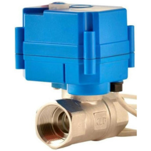 Plumbing Ball Valves: Ketta BASM series electric ball valve BSP(F) threads 10 bar (145 psi) 12-24v AC/DC - all sizes