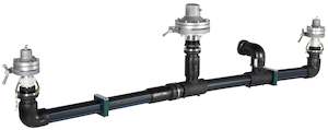 Ketta KJR-A water truck spray bar kit with 3 x air operated nozzles 2.2 m boom width