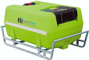 Tti: TTi 400 litre SumpTrans tank with galvanised steel skid frame 1230 x 850 x 710 mm (L x W x H)