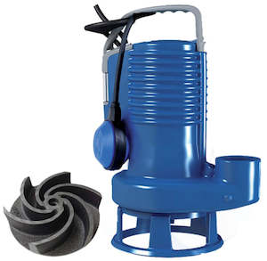 Zenit DGBLUEP200 series submersible pump 2 inch BSP(F) solids handling to 50 mm 2 inch
