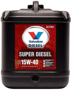 Valvoline 20 litre 15W-40 Super Diesel multi-grade engine oil