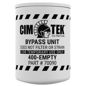 Fuel Grease Oil: Cim-Tek 70090 400-Empty spin-on bypass filter element
