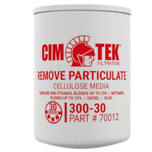 Fuel Grease Oil: Cim-Tek 70012 300-30 30 micron fuel dispenser filter