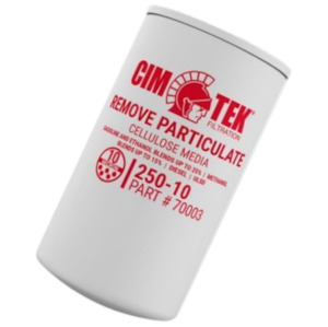 Cim-Tek 250-10 fuel filter element part # 70003 remove particulate cellulose med&hellip;