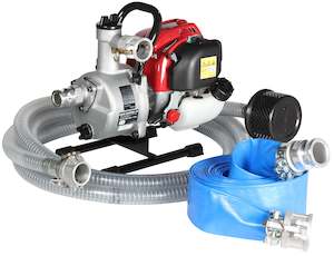 Honda Powered SCR-254HX 1 inch BSP(M) mini water pump and 30 m layflat hose kit &hellip;