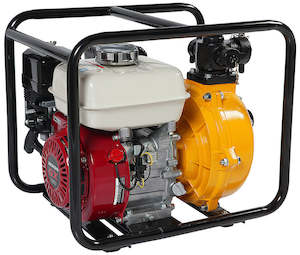 Honda Powered FKT Yellow twin impeller pump Honda GX series 300 lpm 90 m head