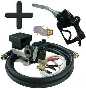 Piusi Panther DC 12v diesel pump 1 inch BSP(F) with 4 m x 25 mm (1 inch) hose an&hellip;